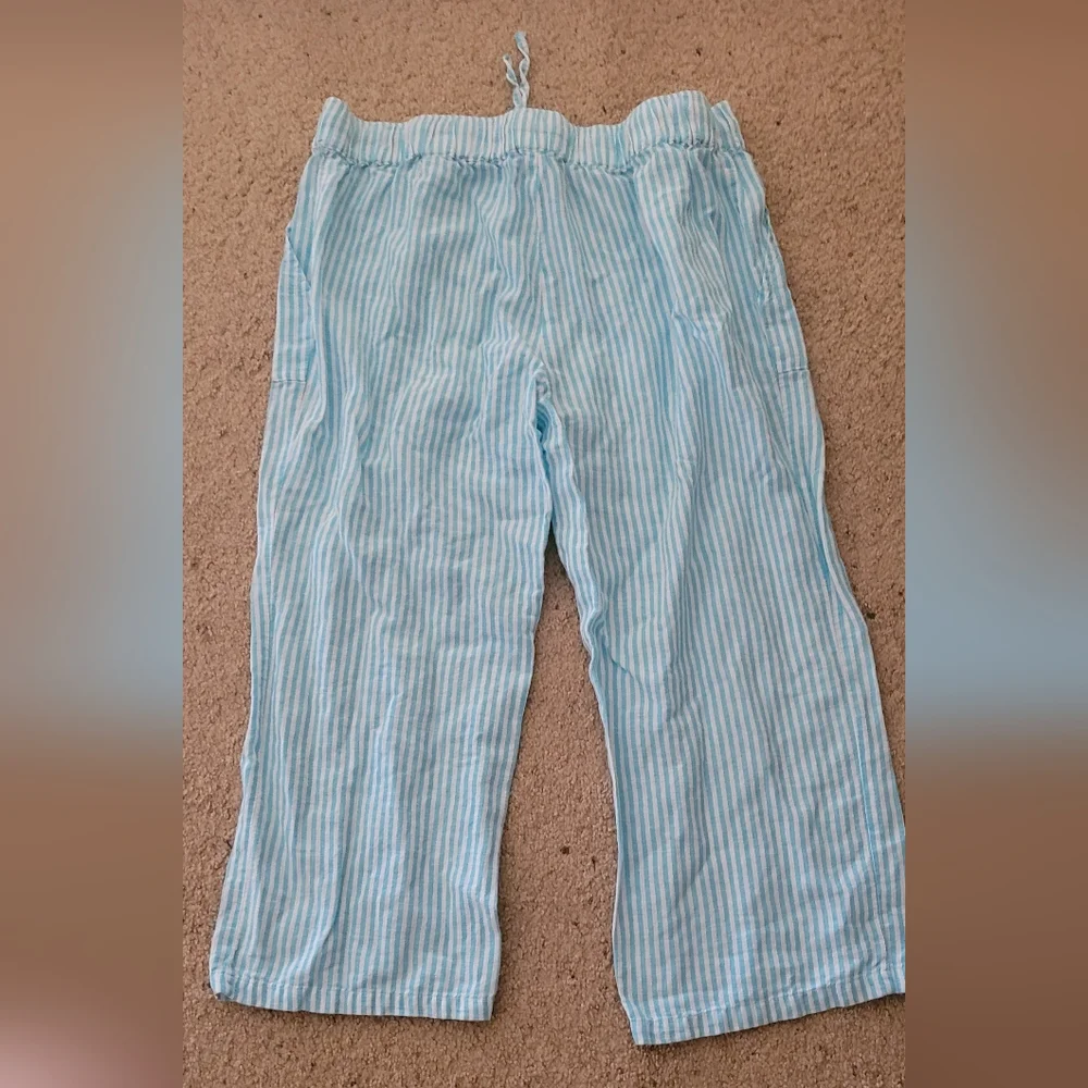 Liz Claiborne Blue Striped Pants - Picture 3 of 3